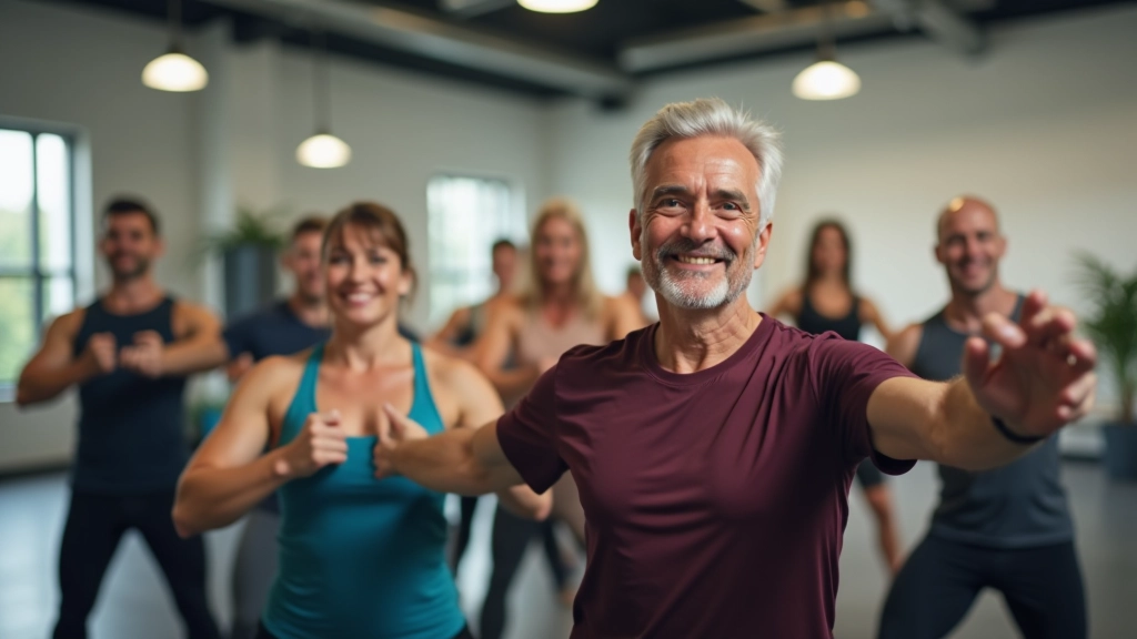 Adults engaged in dynamic fitness training at modern facility